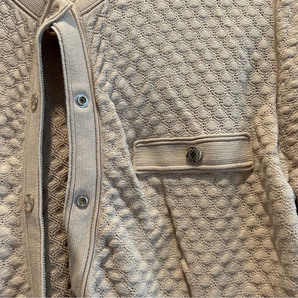 Tan snap closure cardigan - Picture 2 of 3